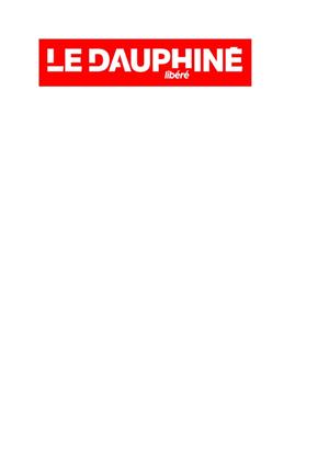 ARTICLE DU DAUPHINÉ LIBERÉ - INAUGURATION  DU CENTRE-VILLE DE SAINT-JEAN-DE-SIXT