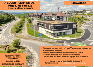 Dernière opportunité. Immeuble de bureaux LE PIXEL à Chavanod.